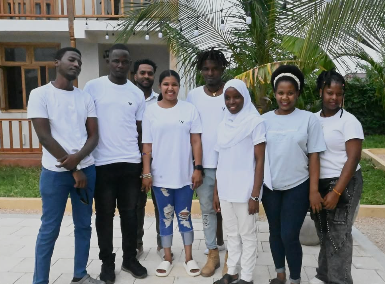 The South East Coast House team in Bwejuu, Zanzibar